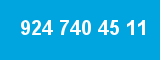 924 740 45 11